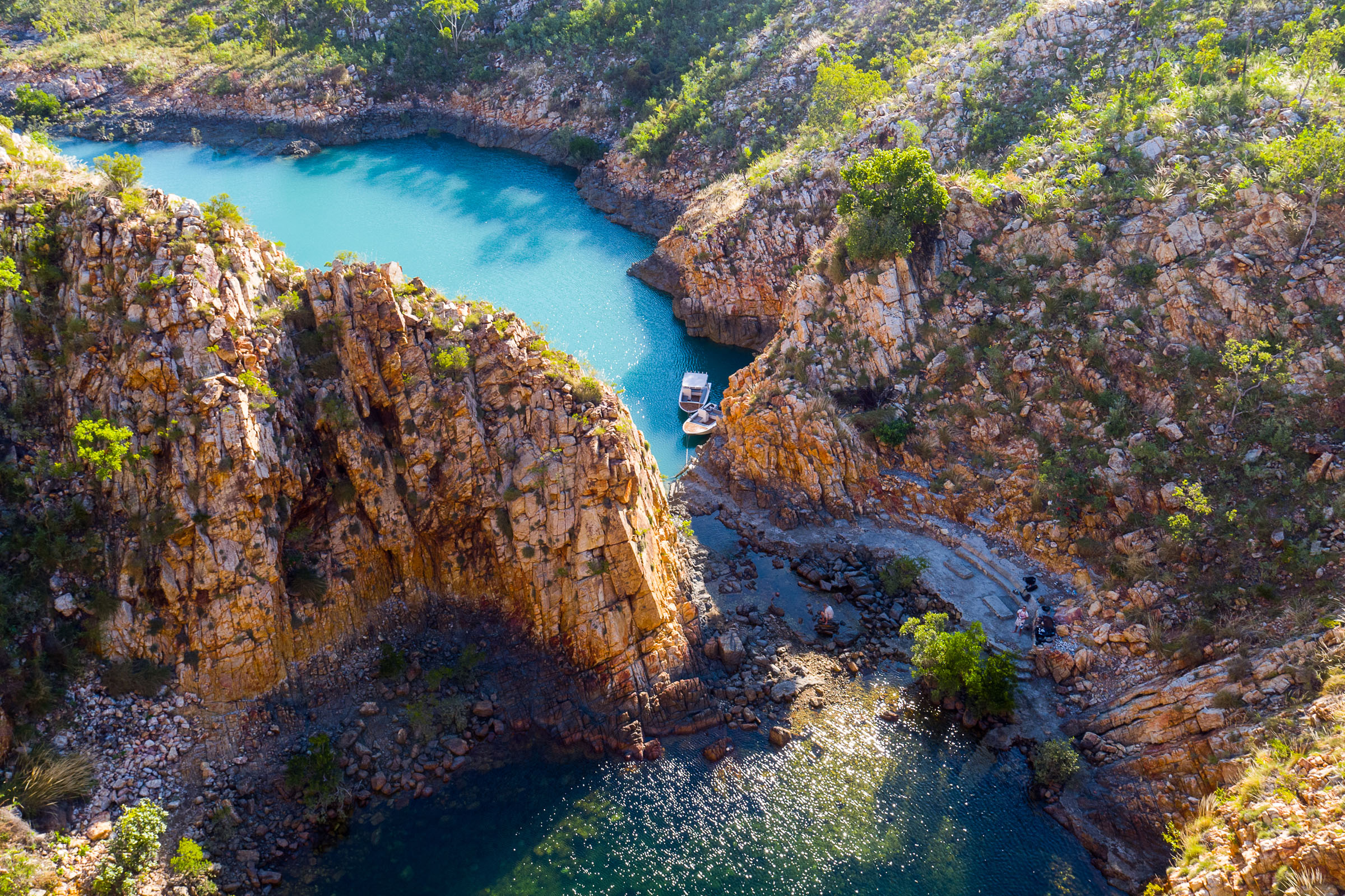 aerial view of the kimberley