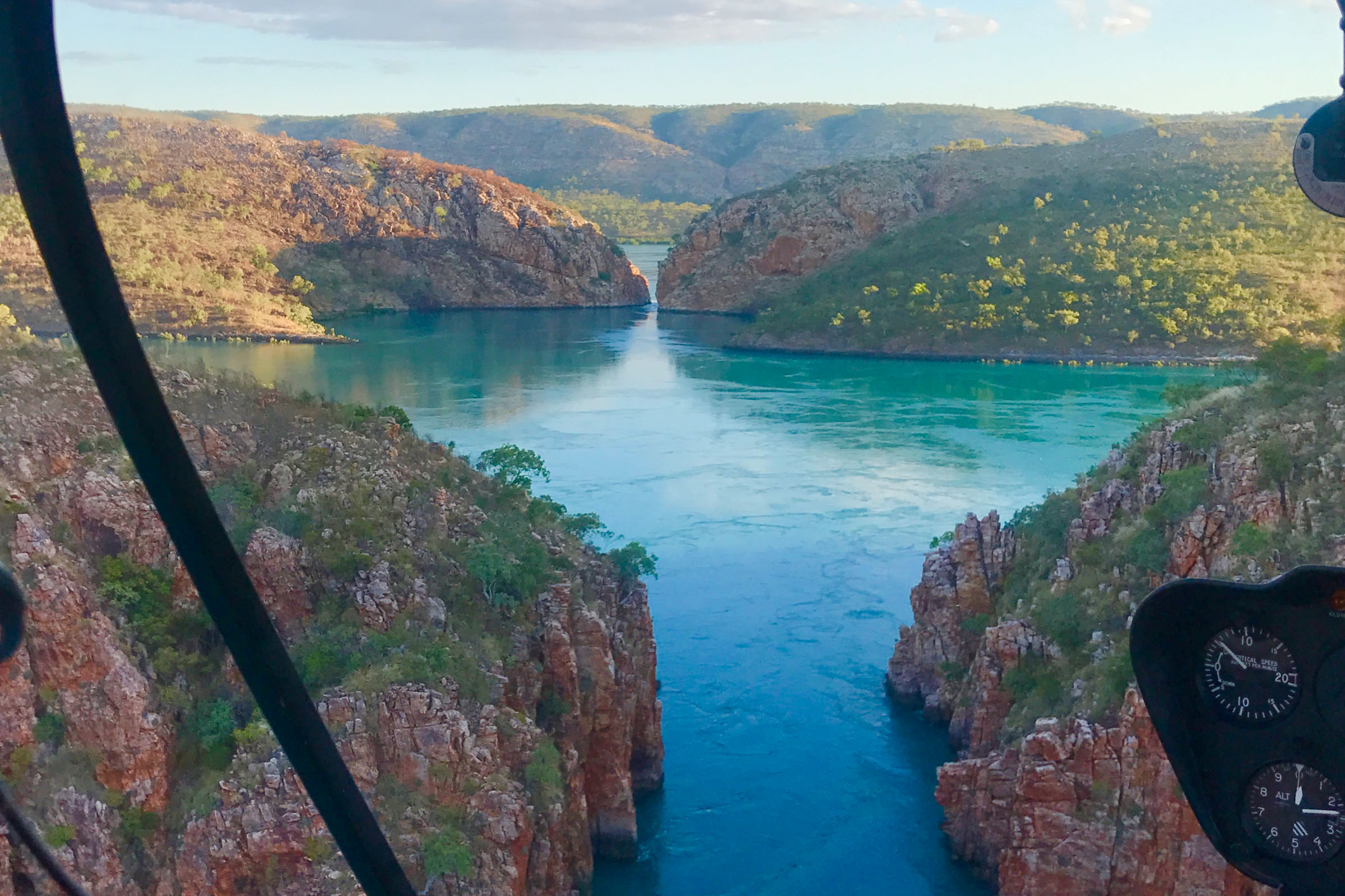 helicopter view of the kimberley