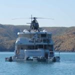 ocean dream catamaran with helicopter