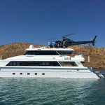 ocean dream catamaran with helicopter