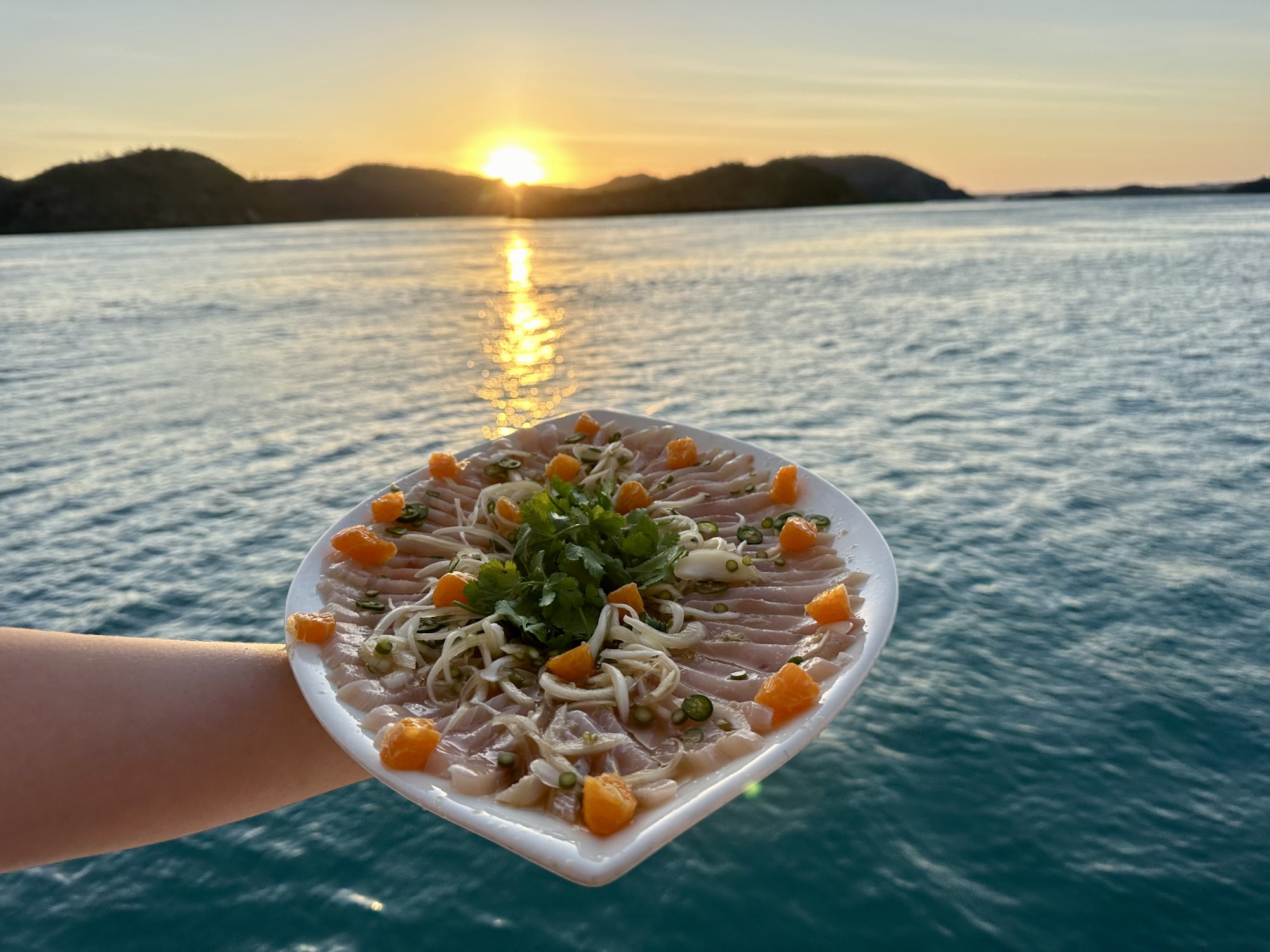 Food on kimberley cruise